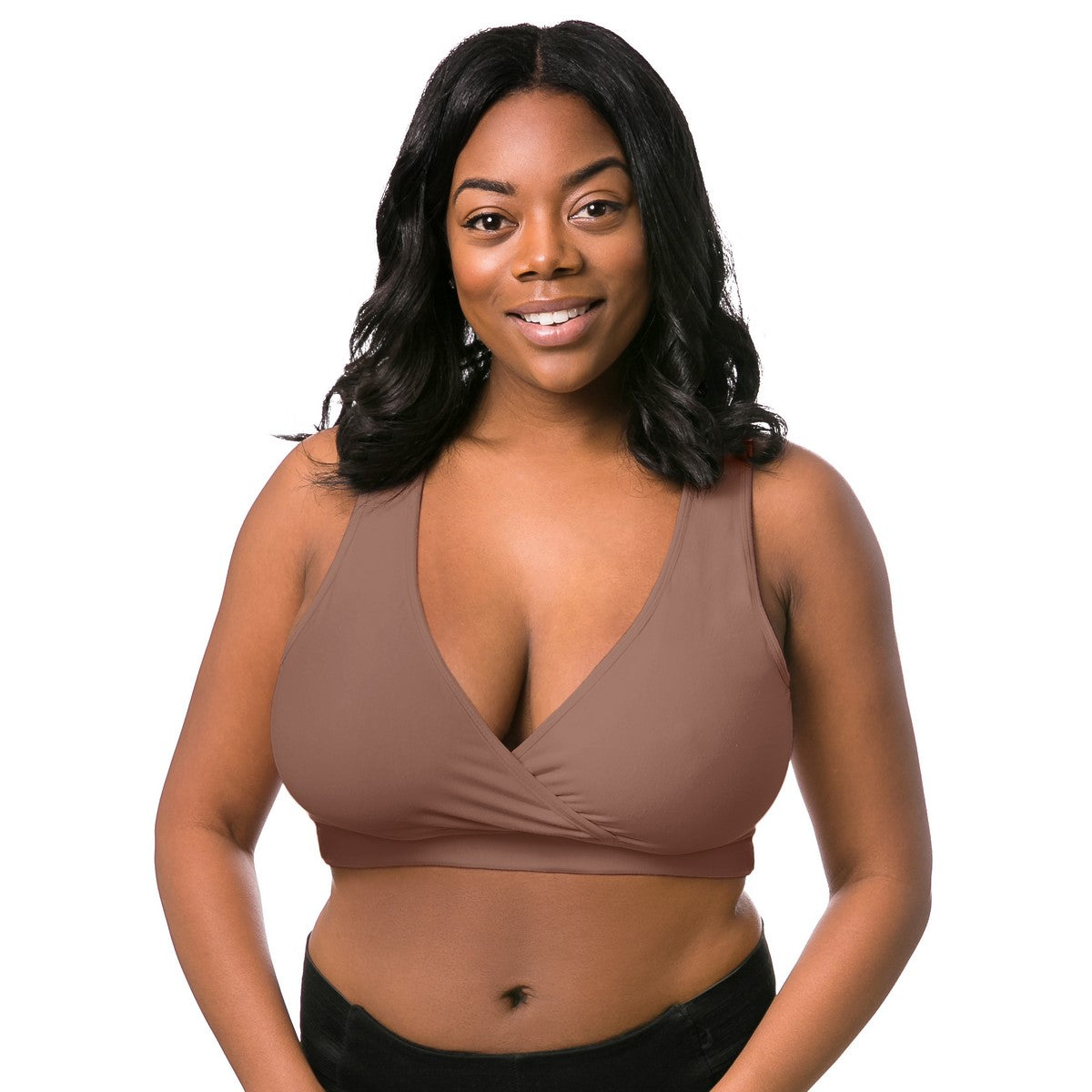 Kindred Bravely French Terry Racerback Bra Mocha – Baby & Me Maternity