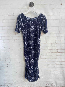 Isabella Oliver Navy Floral Size 3 CS Dresses