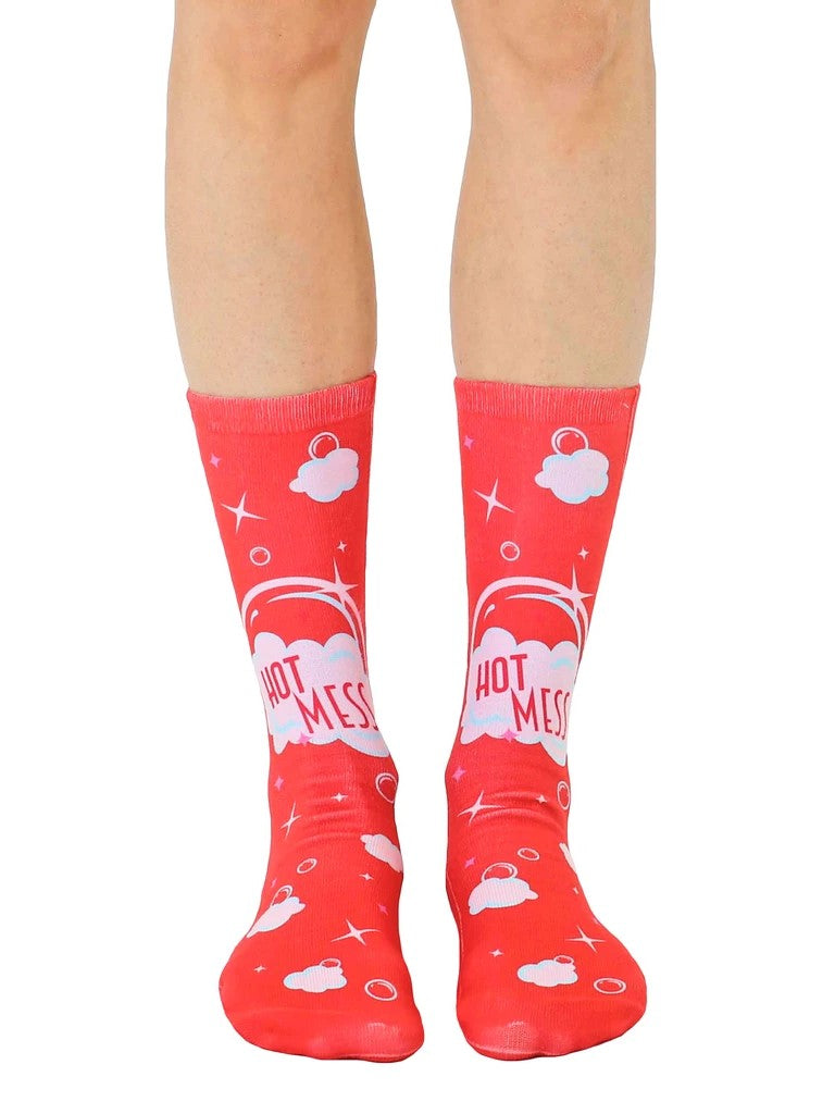 Living Royal Hot Mess Crew Socks