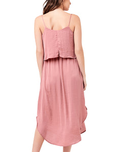 Ripe Nursing Slip Dress Rose