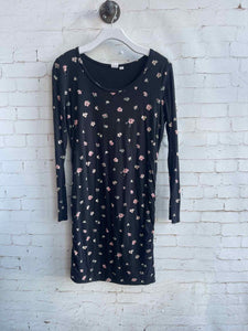 Gap Black Floral Size SM CS Dresses