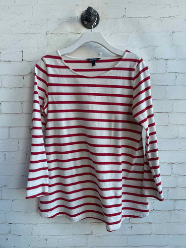 Isabella Oliver Red Stripe Size 2 CS Tops and Blouses