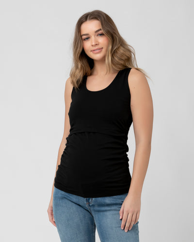 Ripe Organic Nursing Tank Black