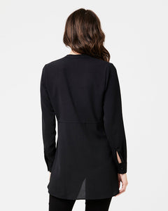 Ripe Peplum Shirt Black