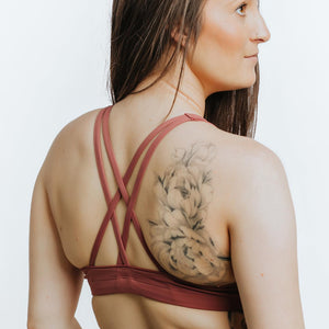 Milae Collective Sports Bra Dusty Rose