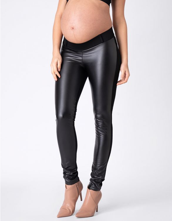 Seraphine Cici Faux Leather Front Legging – Baby & Me Maternity