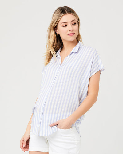 Ripe Quinn Relaxed Shirt Blue/White