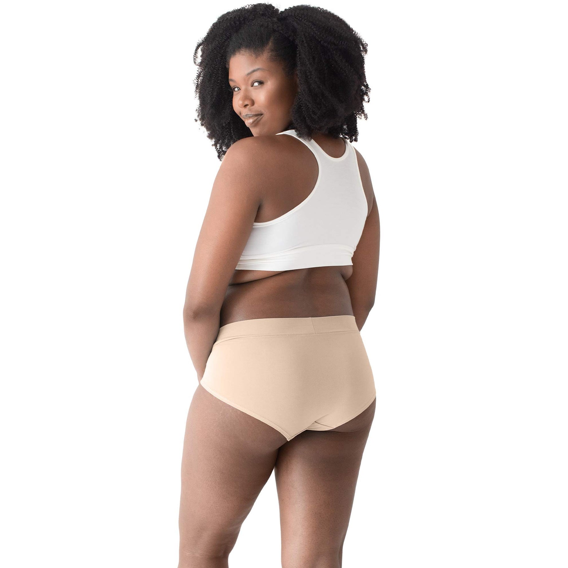 Kindred Bravely Bamboo Hipster Panty 2 Pack Beige/Black – Baby