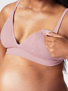 Cake Freckles Recyled Nursing Bra Mauve – Baby & Me Maternity