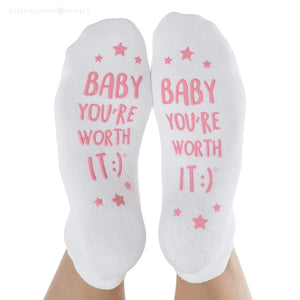 Kindred Bravely Baby Your Worth It Socks