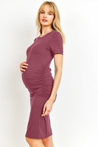 Hello Miz Modal Maternity Dress Berry