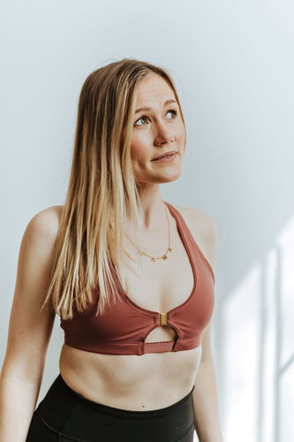 Milae Collective Sports Bra Dusty Rose