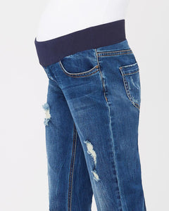 Ripe Baxter Boyfriend Jean Indigo Fade Denim