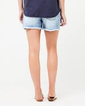 Ripe Distressed Denim Short Light Blue