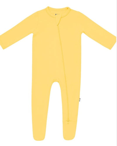 Kyte Baby Zippered Footie in Butter