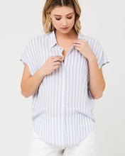 Ripe Quinn Relaxed Shirt Blue/White