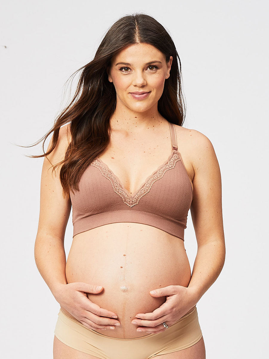 Cake Tutti Frutti Bamboo Nursing Bra Mocha