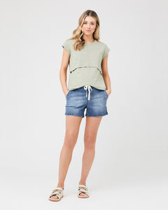 Ripe Bailey Denim Short Blue