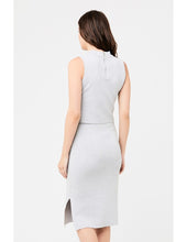 Ripe Layered Knit Nursing Dress Silver Marle