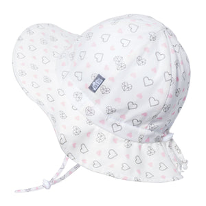 Jan & Jul Diamond Hearts Cotton Floppy Hat