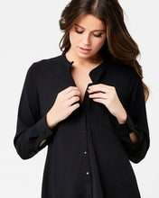 Ripe Peplum Shirt Black