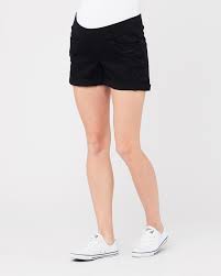 Ripe Baxter Boyfriend Shorts Black